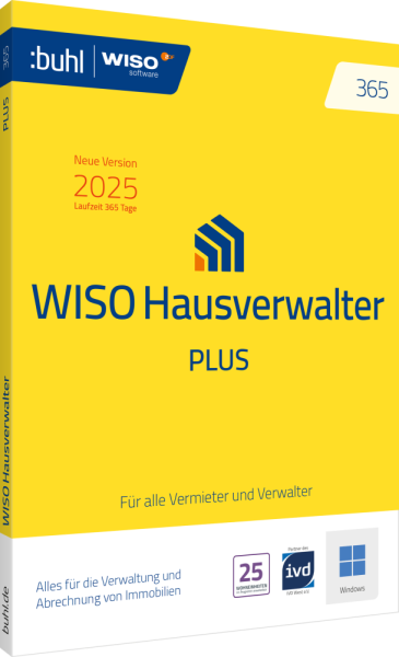 WISO Hausverwalter 365 Plus (Version 2025) | Windows